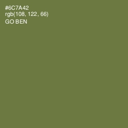 #6C7A42 - Go Ben Color Image